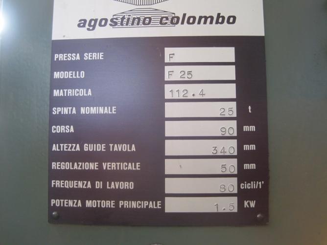 AGOSTINO COLOMBO F 25 